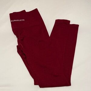 Alphalete Women's Burgundy Leggings